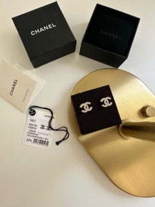 Kolczyki Chanel Coco Golden Pearly - sprzedane