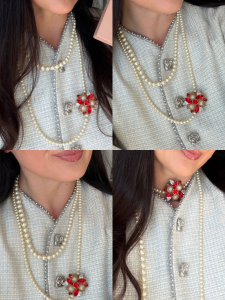 Naszyjnik sztuczne perły Miu Miu Cristal Perle - dostępny