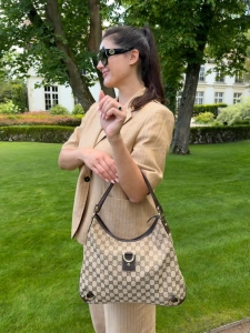 Torebka Gucci Abbey D-Ring GG Canvas - dostępna