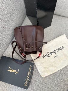 Torebka YSL Yves Saint Laurent Shoulder Bag Drawstring Bucket - sprzedana