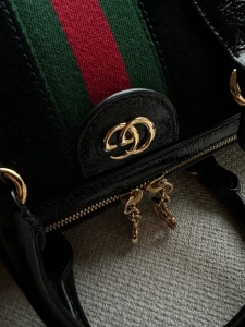 Kuferek Gucci Ophidia Suede Crossbody Bag - sprzedana